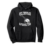 Banjo Folk Country Music Bluegrass - Fingerpicking Banjo Pullover Hoodie