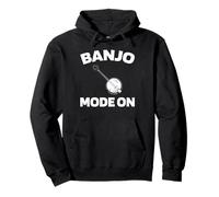 Banjo Folk Country Music - Bluegrass Fingerpicking Banjo Pullover Hoodie