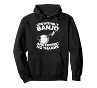 Banjo Folk Country Music - Bluegrass Fingerpicking Banjo Pullover Hoodie