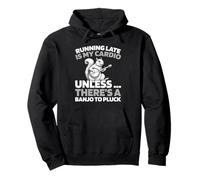 Banjo Folk Country Music - Fingerpicking Bluegrass Banjo Pullover Hoodie