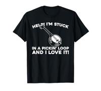 Banjo Folk Country Music Fingerpicking - Bluegrass Banjo T-Shirt
