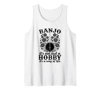 Banjo Folk Country Music - Fingerpicking Bluegrass Banjo Tank Top