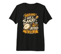Banjo Guitar Bluegrass Banjolele Premium T-Shirt