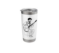 Banjo Guy Bluegrass Music Stainless Steel Insulated Tumbler