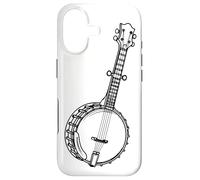Banjo Line Art Bluegrass Artist Case for iPhone 17