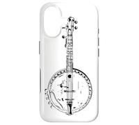 Banjo Line Art Bluegrass Music Case for iPhone 17