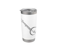 Banjo Line Art Stainless Steel Insulated Tumbler