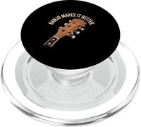Banjo Makes It Better Bluegrass Music Lover PopSockets PopGrip for MagSafe