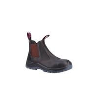 'Banjo NS' Safety Ankle Boots Hard Yakka Brown 8