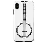 Banjo One Line Drawing Country Music Case for iPhone XS Max