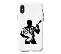 Banjo Pick love Country music Folk Bluegrass banjo player Case for iPhone X/XS
