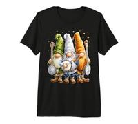 Banjo Player Banjoist Gnome Shamrock St. Patricks Day Premium T-Shirt