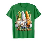 Banjo Player Banjoist Gnome Shamrock St. Patricks Day T-Shirt