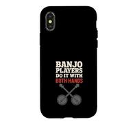 Banjo Player Bluegrass Crew Pluck Life Folk Music Legend Case for iPhone X/XS