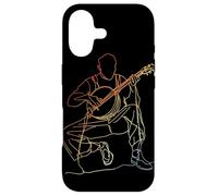 Banjo Player Line Art Retro Style Bluegrass Music Case for iPhone 17