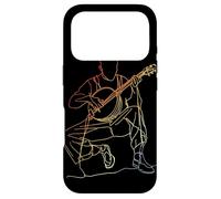 Banjo Player Line Art Retro Style Bluegrass Music Case for iPhone 17 Pro