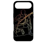 Banjo Player Line Art Retro Style Bluegrass Music Case for iPhone Air