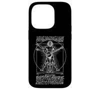 Banjo Player Vitruvian Man Leonardo Da Vinci Country Music Case for iPhone 14 Pro