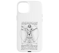 Banjo Player Vitruvian Man Leonardo Da Vinci Country Music Case for iPhone 15 Plus