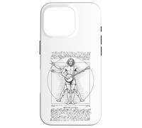 Banjo Player Vitruvian Man Leonardo Da Vinci Country Music Case for iPhone 16 Pro