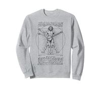 Banjo Player Vitruvian Man Leonardo Da Vinci Country Music Sweatshirt