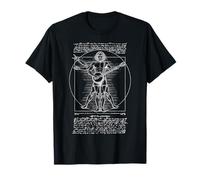 Banjo Player Vitruvian Man Leonardo Da Vinci Country Music T-Shirt