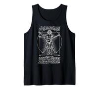 Banjo Player Vitruvian Man Leonardo Da Vinci Country Music Tank Top