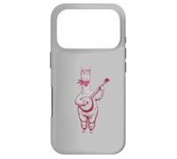 Banjo Playing Alpaca Retro Animal Bluegrass Picker Case for iPhone 17 Pro