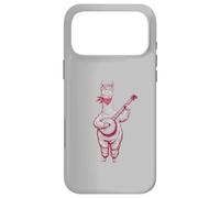 Banjo Playing Alpaca Retro Animal Bluegrass Picker Case for iPhone 17 Pro Max