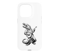 Banjo Playing Gator Alligator Crocodile Bluegrass Festival Case for iPhone 15 Pro