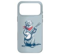 Banjo Playing River Otter Retro Animal Bluegrass Otter Case for iPhone 17 Pro Max