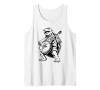 Banjo Playing Turtle Tortoise Terrapin Bluegrass Festival Tank Top
