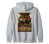 BANJO PORCH CREW Bluegrass Folk String Session Zip Hoodie