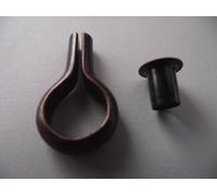 BANJO SHELF FLORENTINE SUPPORT STUD AND SOCKET 6MM EB BRASS PLATED ( 100 of each )