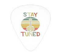 Banjo Silhouette Guitar Picks Plectrums For Guitar Bass 12 Pack