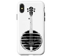 Banjo Sketch Country Music Bluegrass Band Case for iPhone X/XS