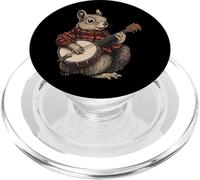 Banjo Squirrel Bluegrass Banjo Player Squirrel Playing Banjo PopSockets PopGrip for MagSafe