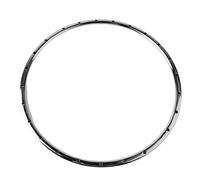 Banjo Tension Hoop, Metal Banjo Hoop Ring, Premium Replacement Part with Hole for Enhanced Sound Quality, Lightweight 30cm Silver Banjo Accessory for Professional Musicians