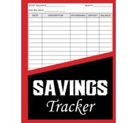 Bank Book Transaction Register for Savings Accounts: Accounting Ledger: Small Business Log Book: Monthly Business Income and Expense Tracker