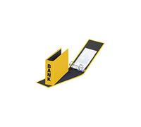 Bank File Ring Binder DL 2 Rings Assorted Colours Yellow