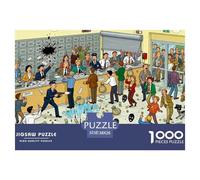Bank Heist Drill Gone Wrong Wooden Jigsaw Puzzle Waterproof 1000 Piece Puzzles for Adults Gifts Colourful Educational Games