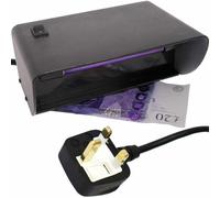 Bank Money Pound Note UV Checker Tester Fraud Counterfeit Fake/Real Scanner