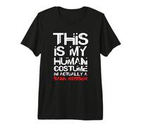 Bank Robber Halloween Costume Funny Criminal Bank Robber Premium T-Shirt