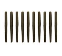 Bank Tackle Anti Tangle Sleeves 35mm Rig Making Carp Fishing Tackle Terminal Tackle (Dark Green, 10 Pack)