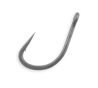 Bank Tackle BT Specialist Continental Hooks Micro Barbed Sizes 2, 4, 6, and 8 Carp Fishing Hooks Vanadium Steel Fishing Tackle (50, 4)