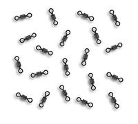 Bank Tackle Carp Fishing Swivels Terminal Tackle Size 8 Micro Size 11 Mini Micro Size 20 (x 100 Pack, Size 8)