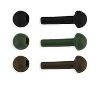 Bank Tackle Chod Beads Helicopter Rigs Carp Fishing Tackle Line Protector Zig Rig (x 10 Pack, Green)