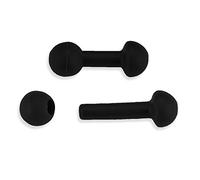 Bank tackle Chod Beads Helicopter Rigs Carp Fishing Tackle Line Protector Zig Rig (x 20 Pack, Black)