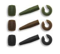 Bank Tackle Chod Safety System. Carp Fishing Terminal Tackle. Helicopter Rig Set. 3 Colours Available (x 20 in Pack, Black)