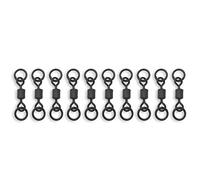 Bank Tackle Chod Swivels Double Ring Helicopter Rig Swivels Size 8 and 11 (Size 8 Chod Swivel, x 10 Pack)